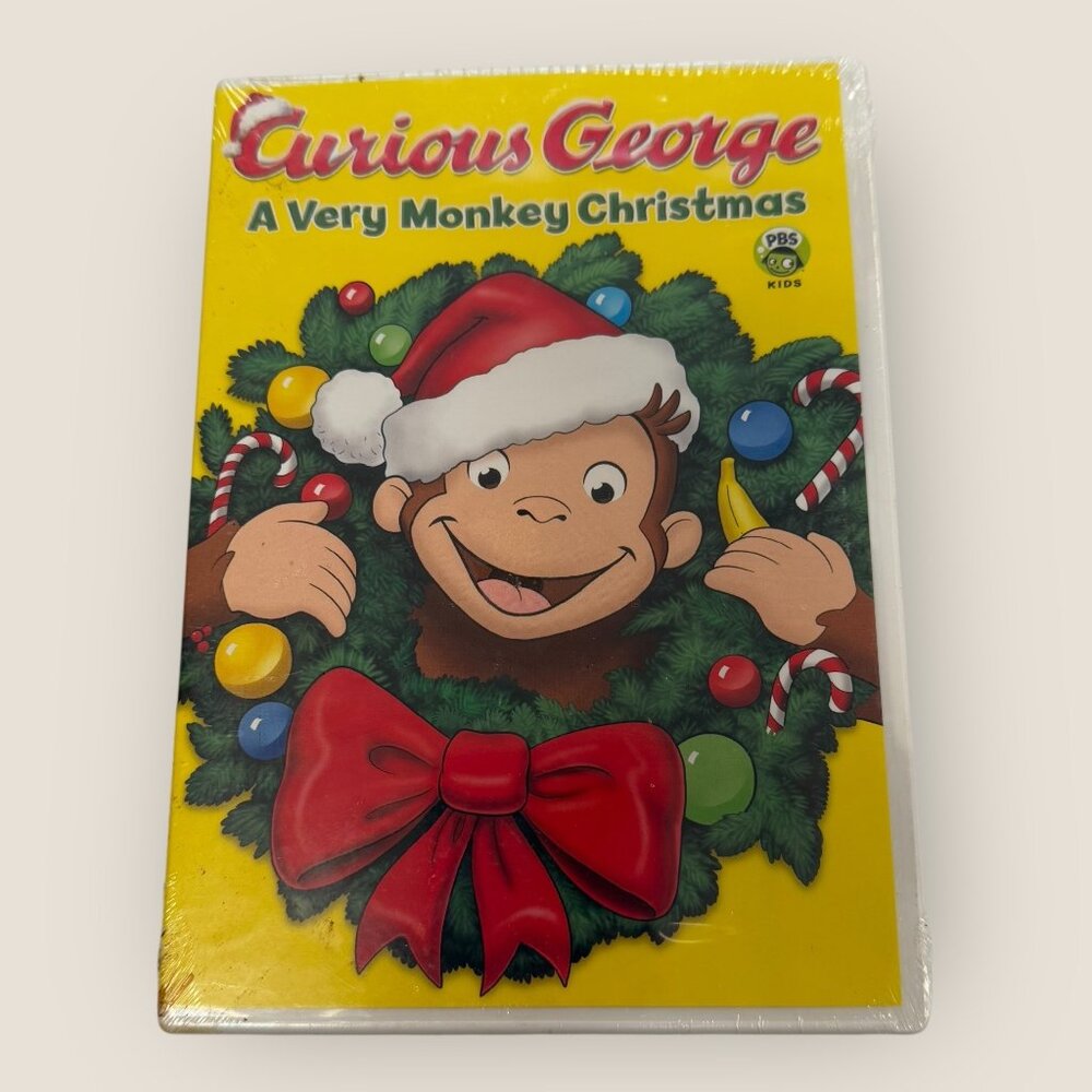 Curious George A Very Monkey Christmas DVD PBS Kids